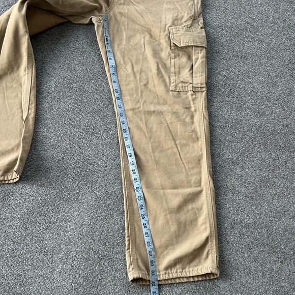 Carhartt FR Pants Mens 32x30 Beige FRB240 Original Fit Flame Resistant Cargo - Picture 10 of 16
